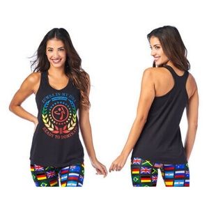 Zumba Is My DNA Tank Top - Bold Black